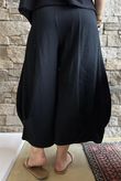 Jo Jo Quirky Hopsack Crop Pant Black 